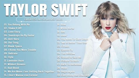 taylor swift songs list|all songs from taylor swift.